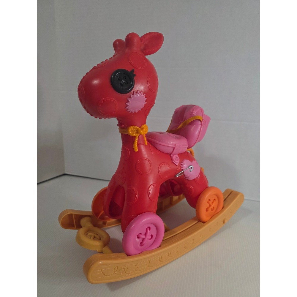 Lalaloopsy Silly Pet Giraffe Rocker Toy Red Fair 513957 Incomplete As Is